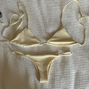 Handmade ribbed bikini